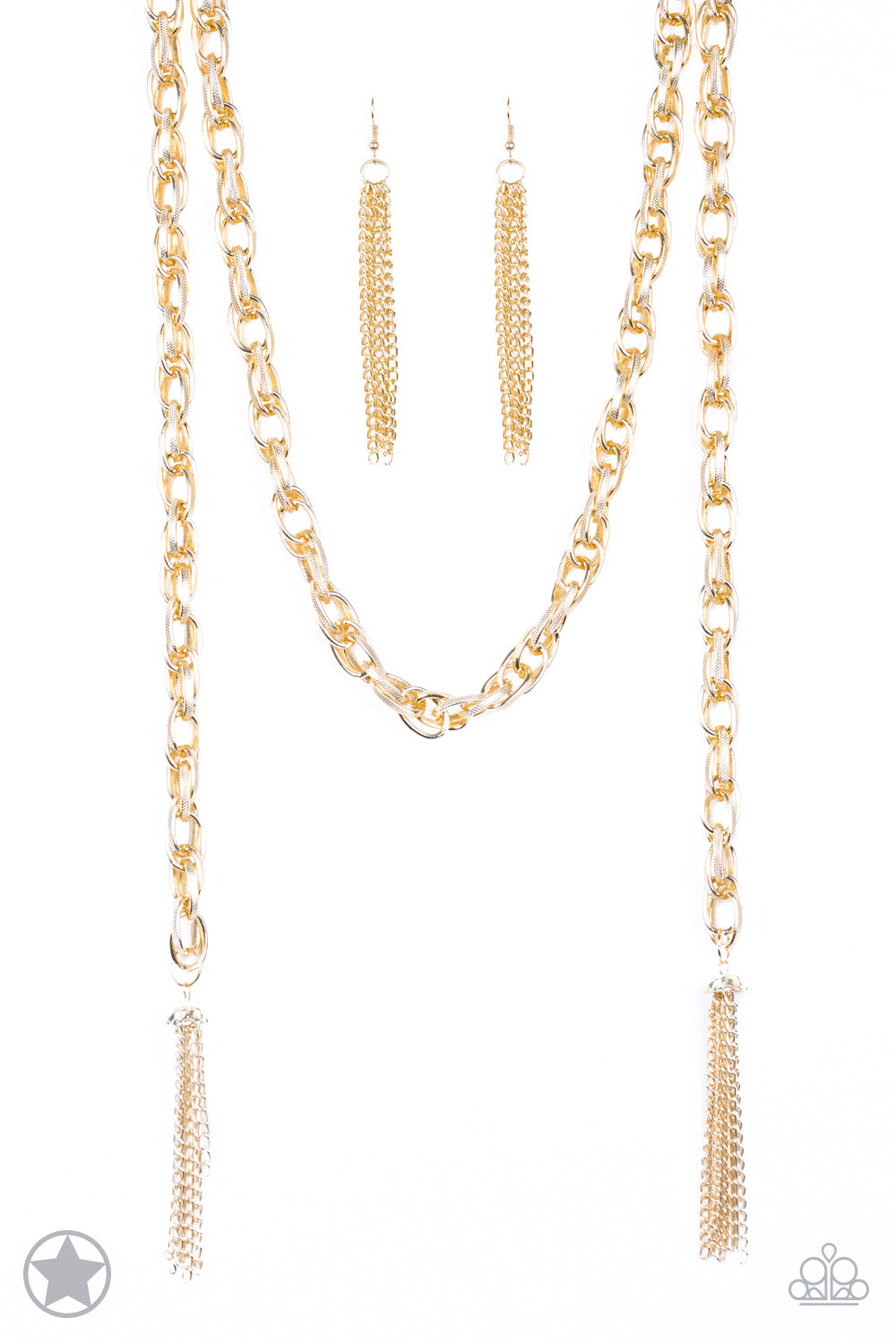 Paparazzi  SCARFed for Attention - Gold Necklace