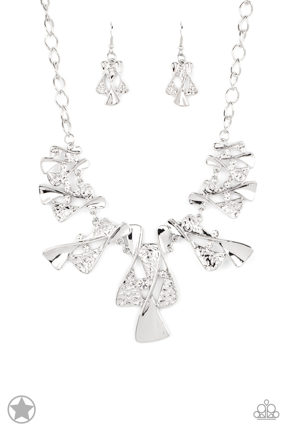 Paparazzi The Sands of Time - Silver Earrings