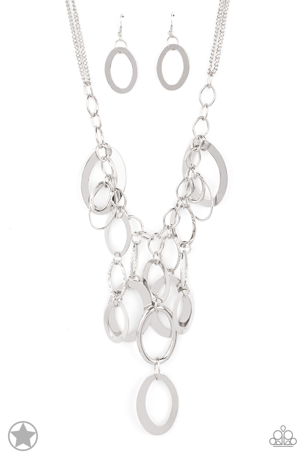 Paparazzi A Silver  Spell Silver Neckalace