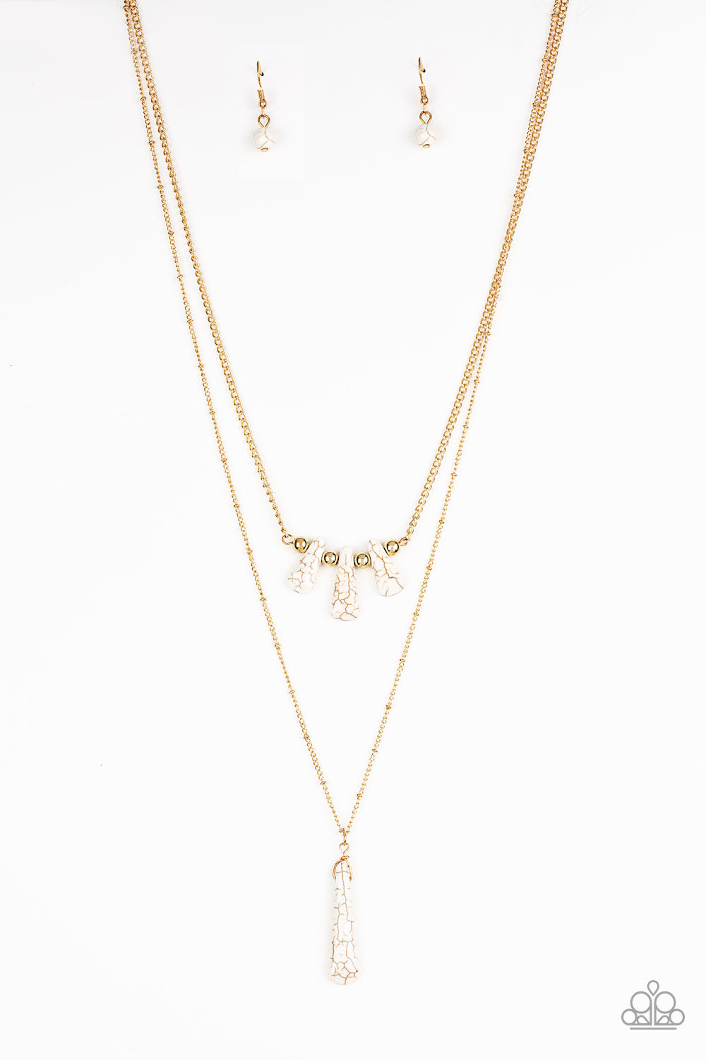 Paparazzi Basic Groundwork - Gold Necklace