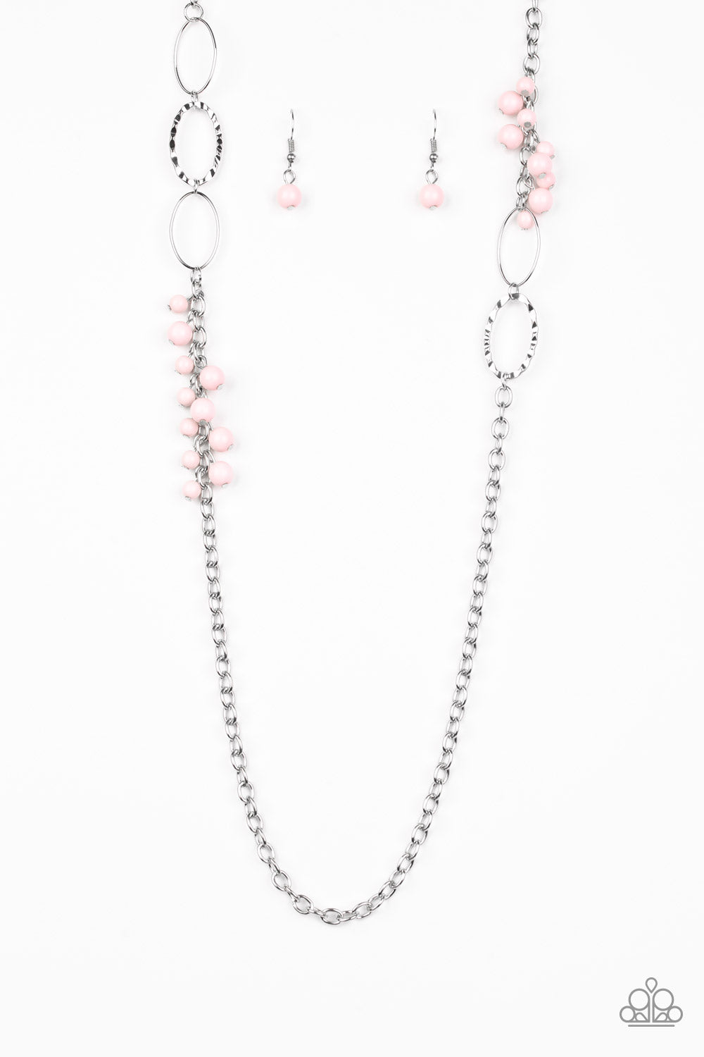 Paparazzi Flirty Foxtrot - Pink Necklace