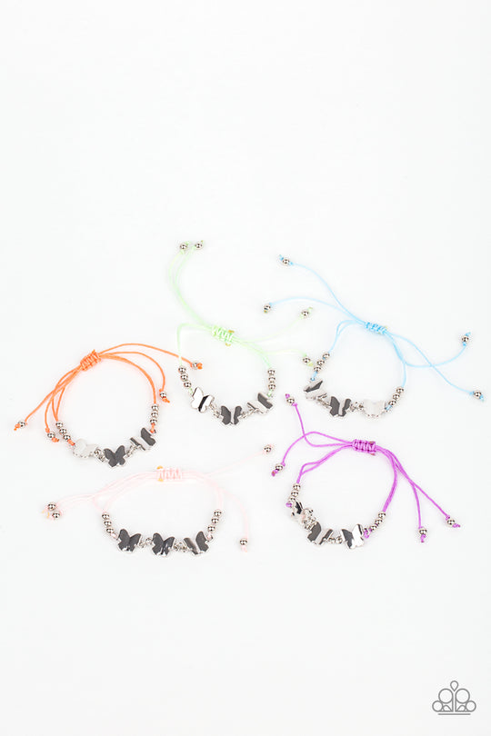 Paparazzi Starlet Shimmer Friendship Bracelets, 10 - Butterfly Charms