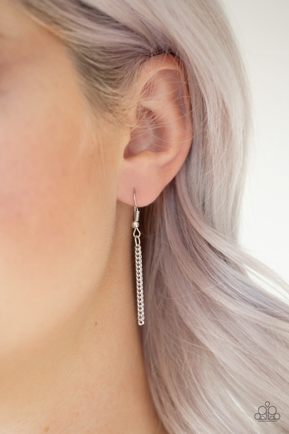 Paparazzi Triple Shimmer - Silver Necklace