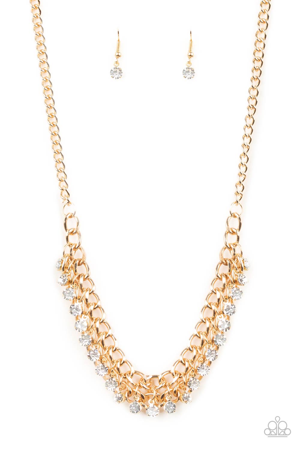 Paparazzi Glow and Grind - Gold Necklace