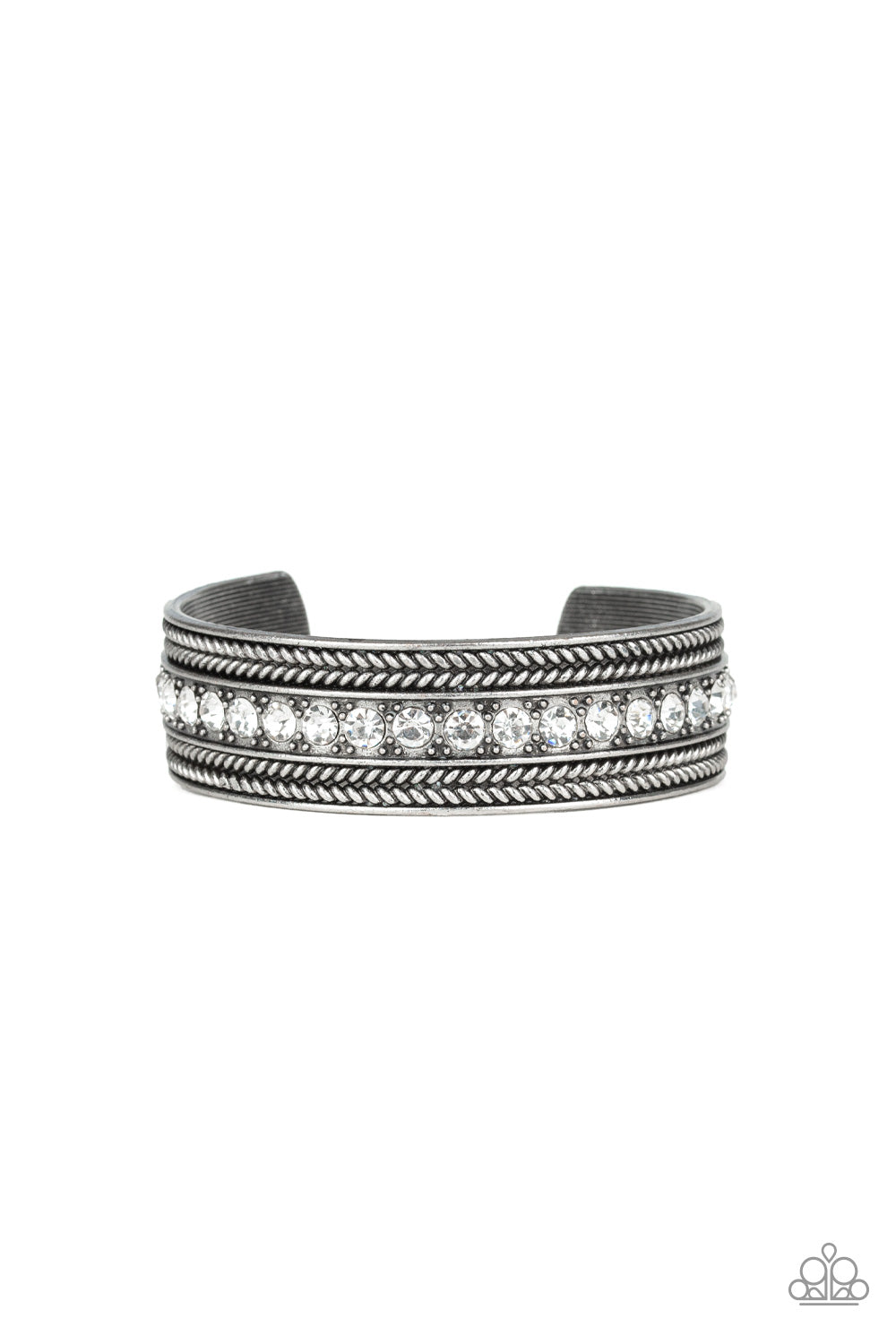Paparazzi Empress Etiquette - White Bracelet