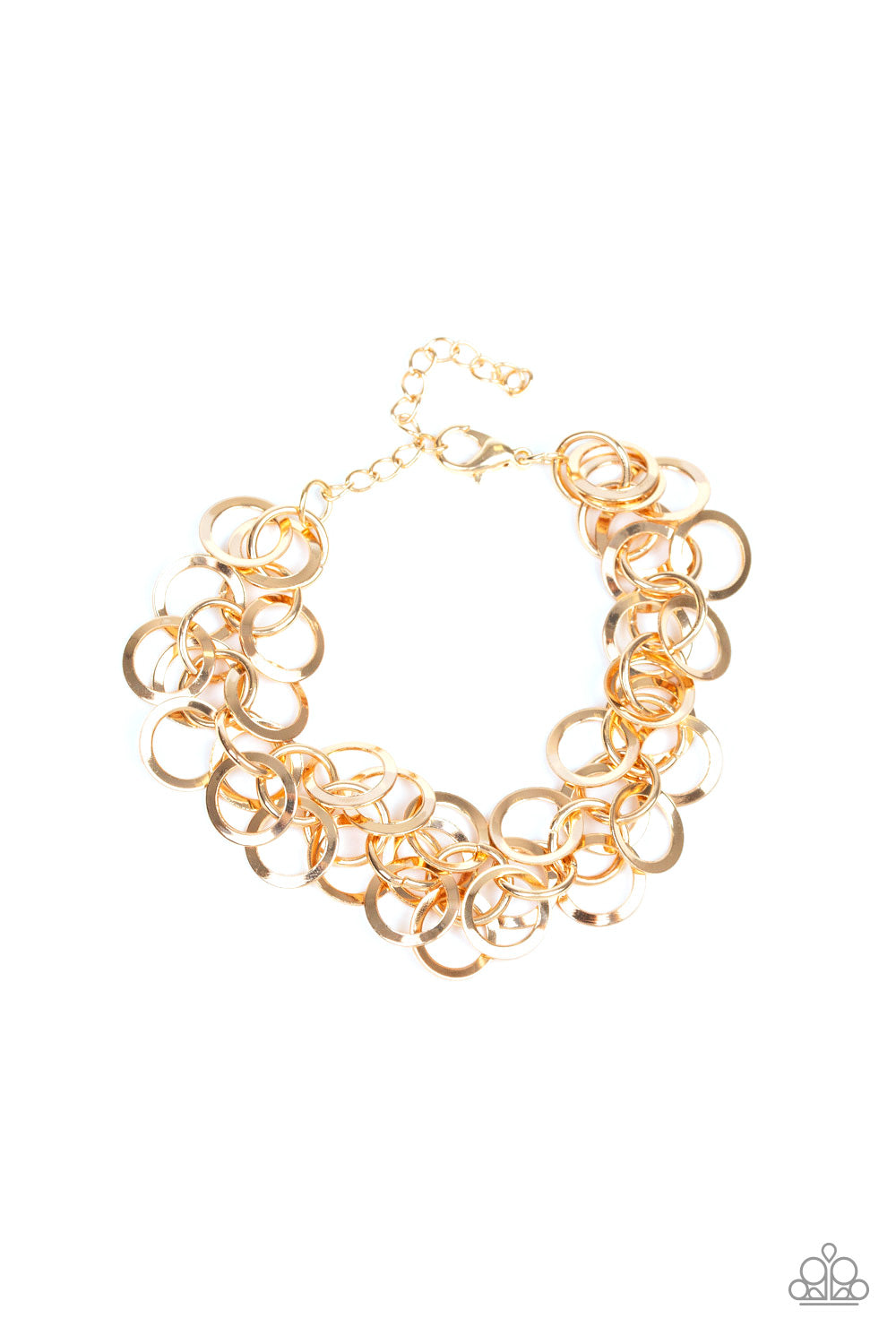 Paparazzi Noise Control - Gold Paparazzi Bracelet
