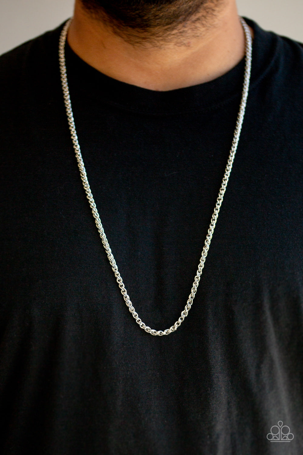 Jump Street - Silver Paparazzi Necklace