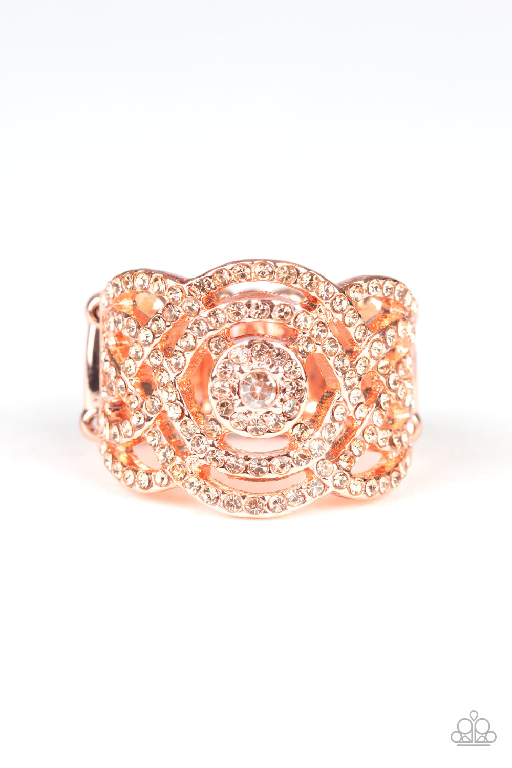 COUNTESS To Ten - Copper Paparazzi Ring