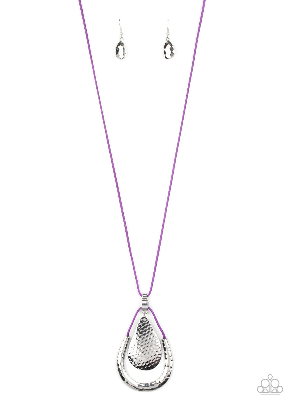 Texture Trekker - Purple Paparazzi Necklace