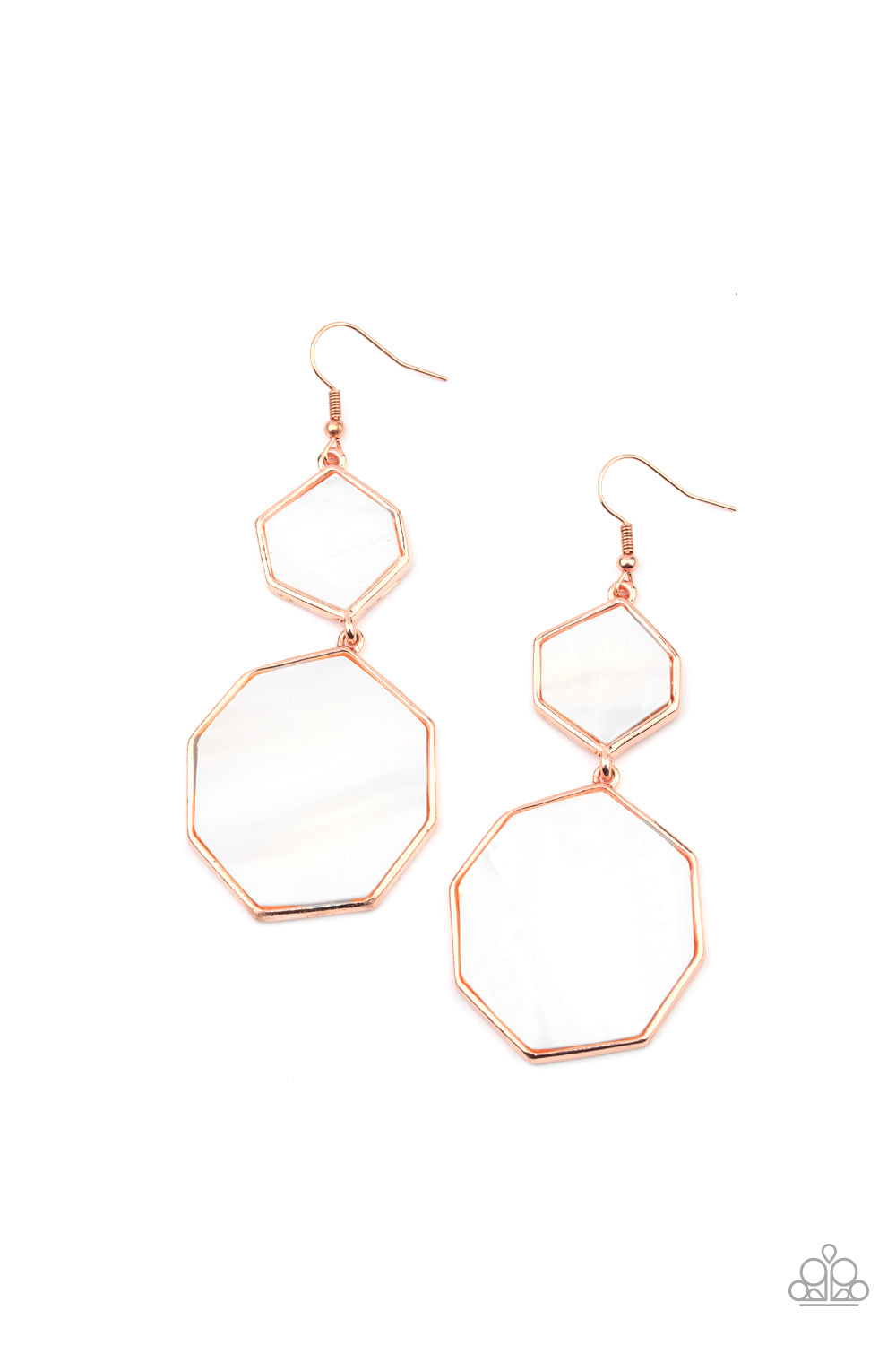 Vacation Glow - Copper Paparazzi Earrings