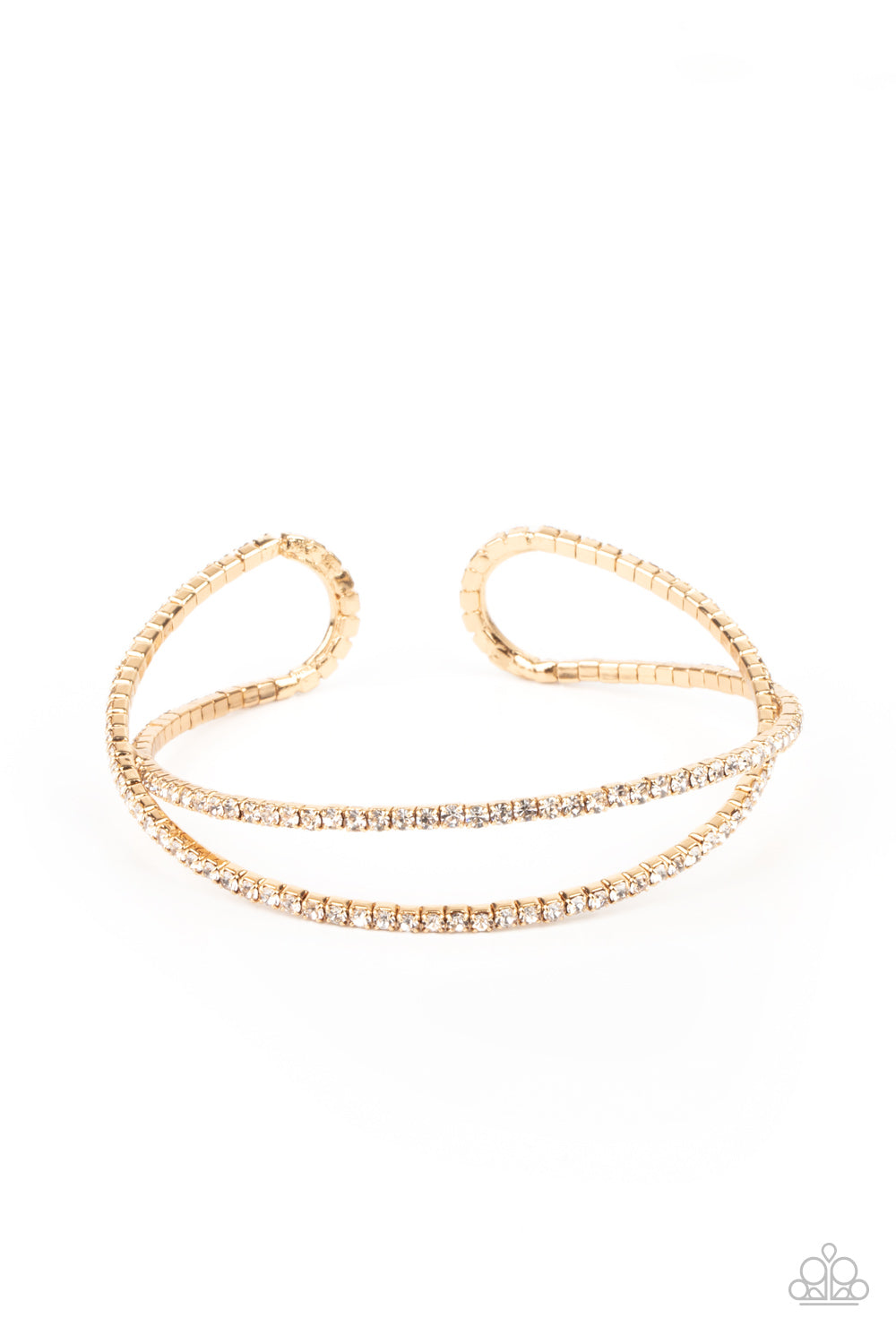 Plus One Status - Gold Paparazzi Bracelet