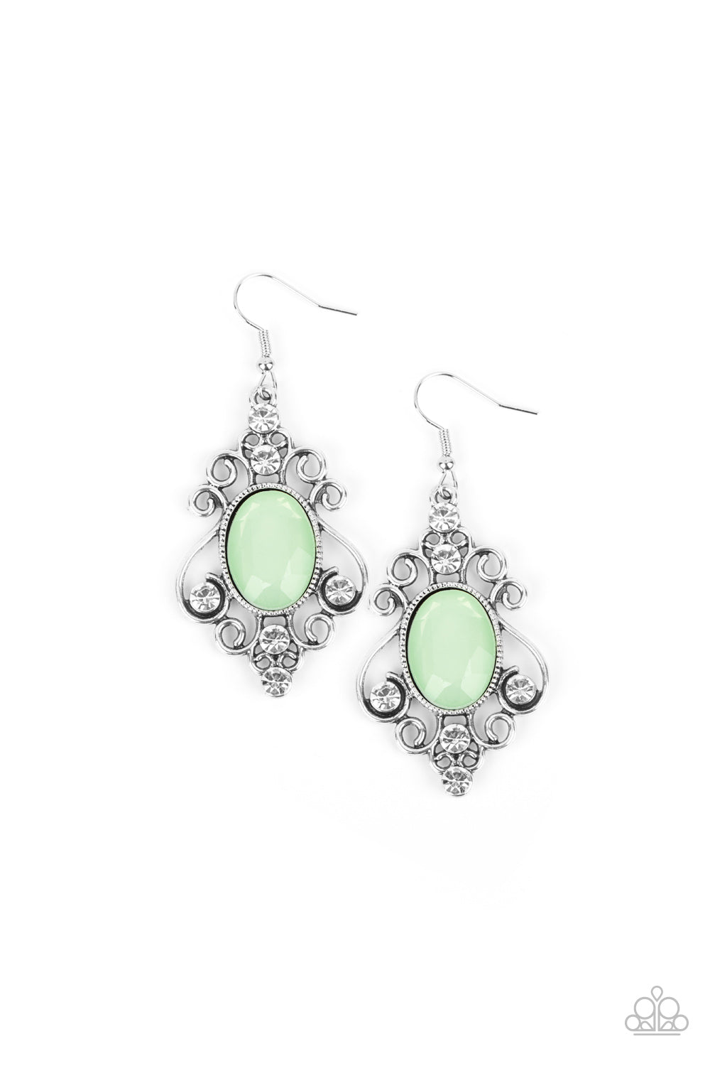 Paparazzi Tour de Fairytale - Green Earrings