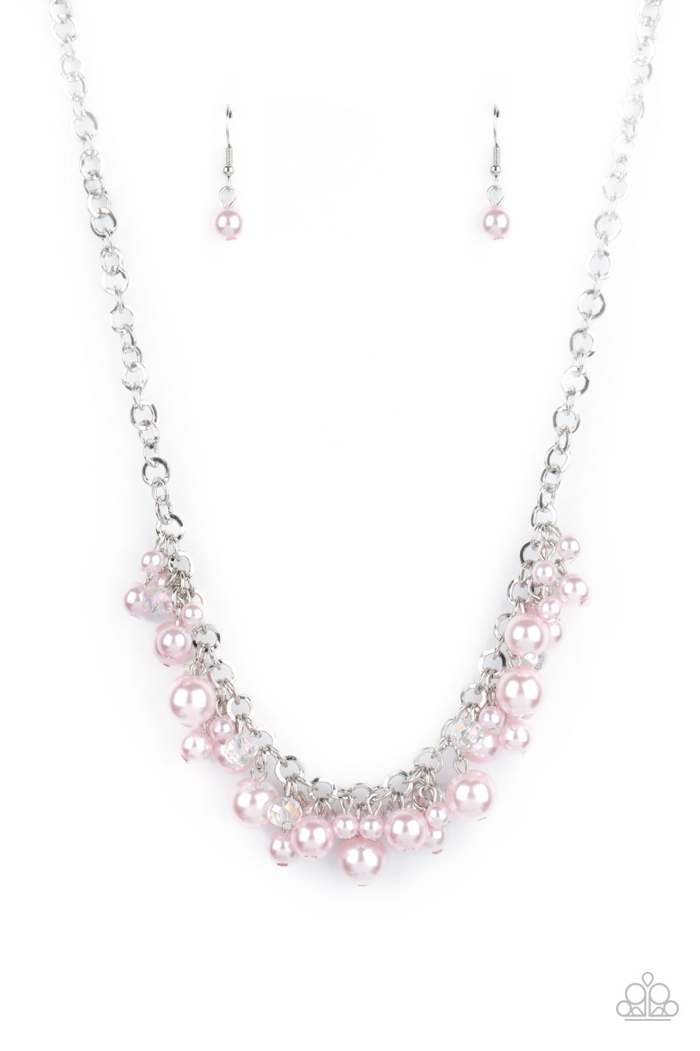 Positively PEARL-escent - Pink Pearl Paparazzi Necklace