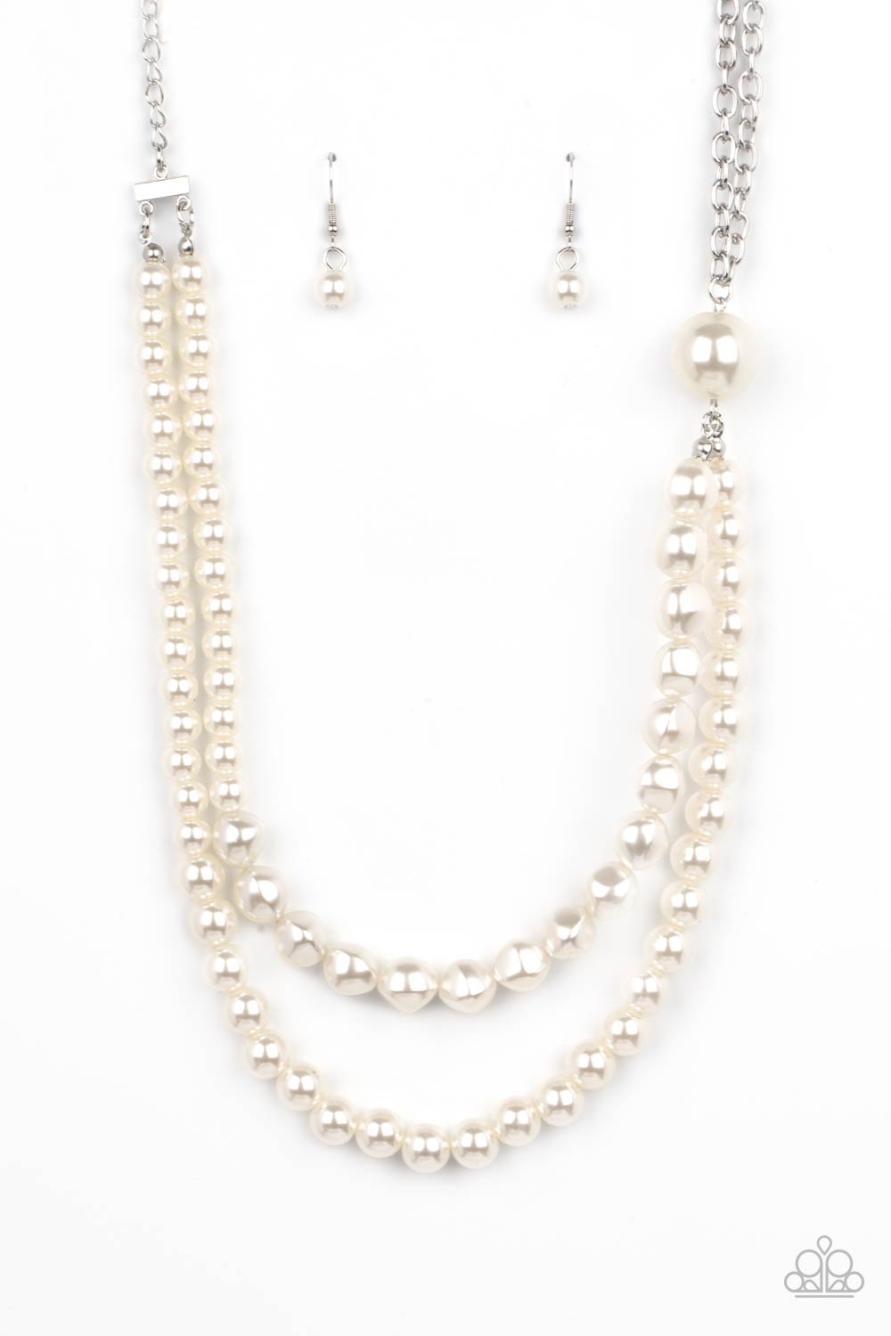Remarkable Radiance - White Paparazzi Necklace