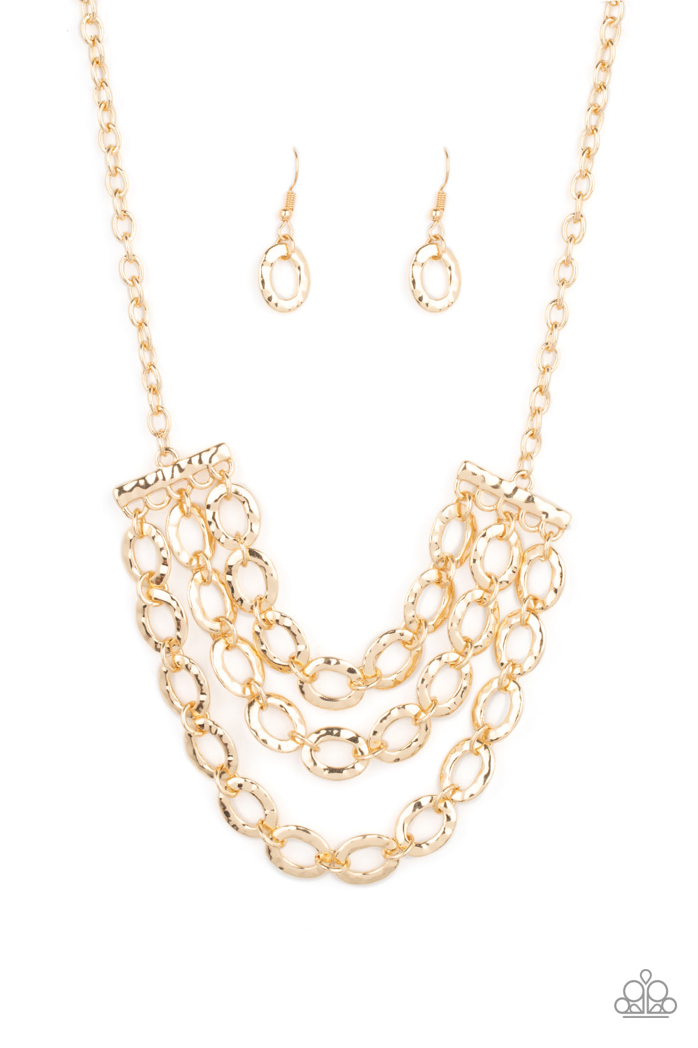 Paparazzi Repeat After Me - Gold Necklace