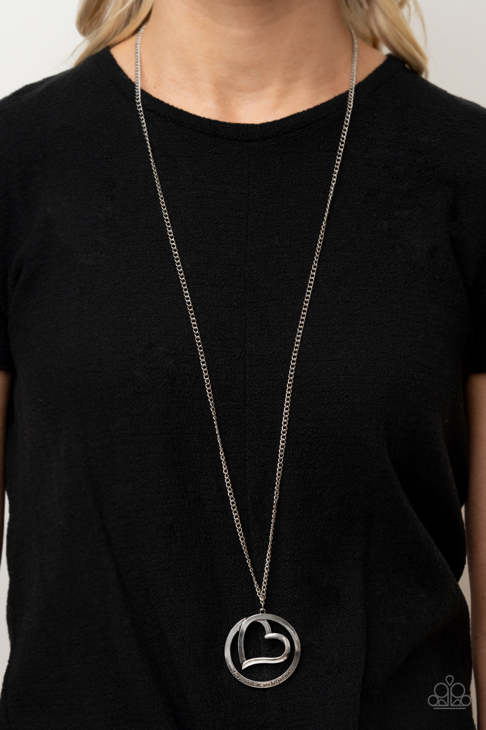 Positively Perfect - Silver Paparazzi Necklace