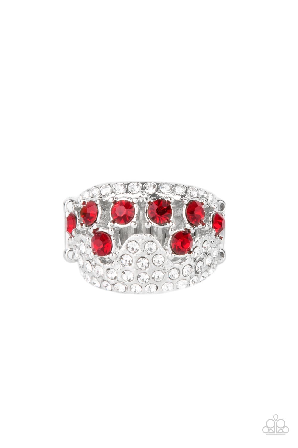 Imperial Incandescence - Red Paparazzi Ring