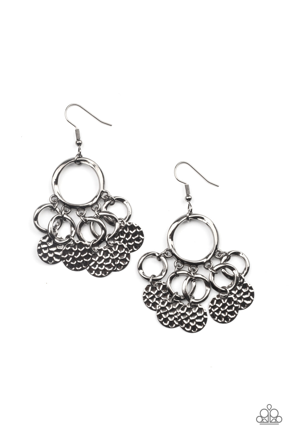 Partners in CHIME - Black Paparazzi Earrings