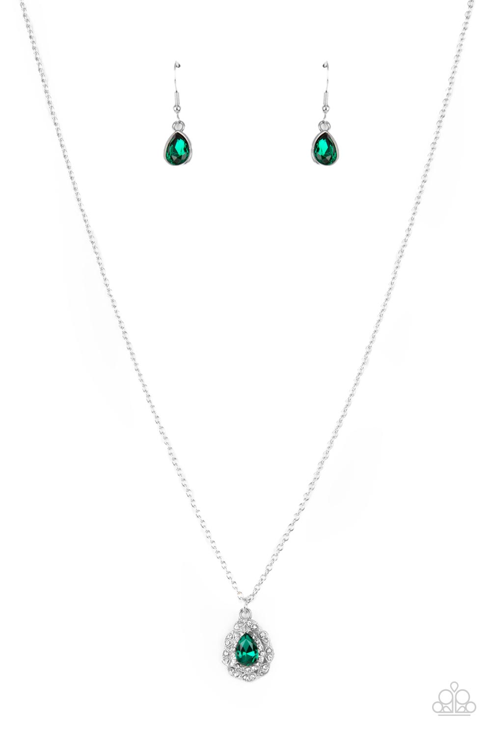 Vintage Validation - Green Paparazzi Necklace