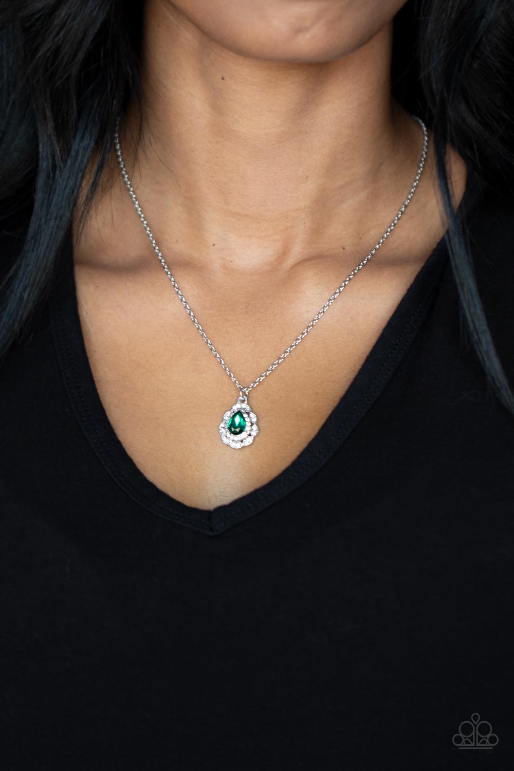 Vintage Validation - Green Paparazzi Necklace