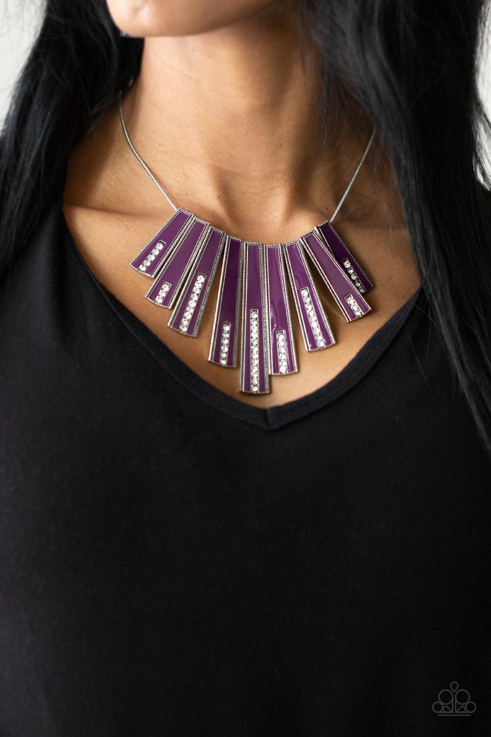 FAN-tastically Deco - Purple Paparazzi Necklace