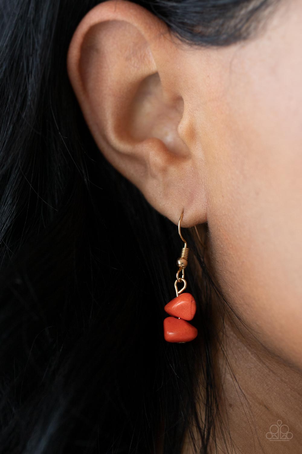 Artisanal Abundance - Orange Paparazzi Necklace