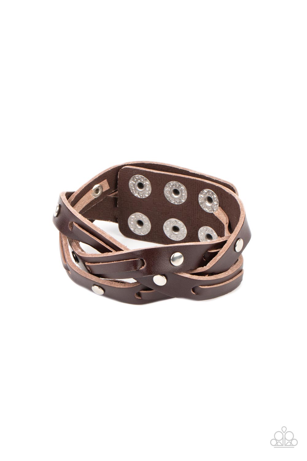 Rugged Roundup - Brown Paparazzi Bracelet