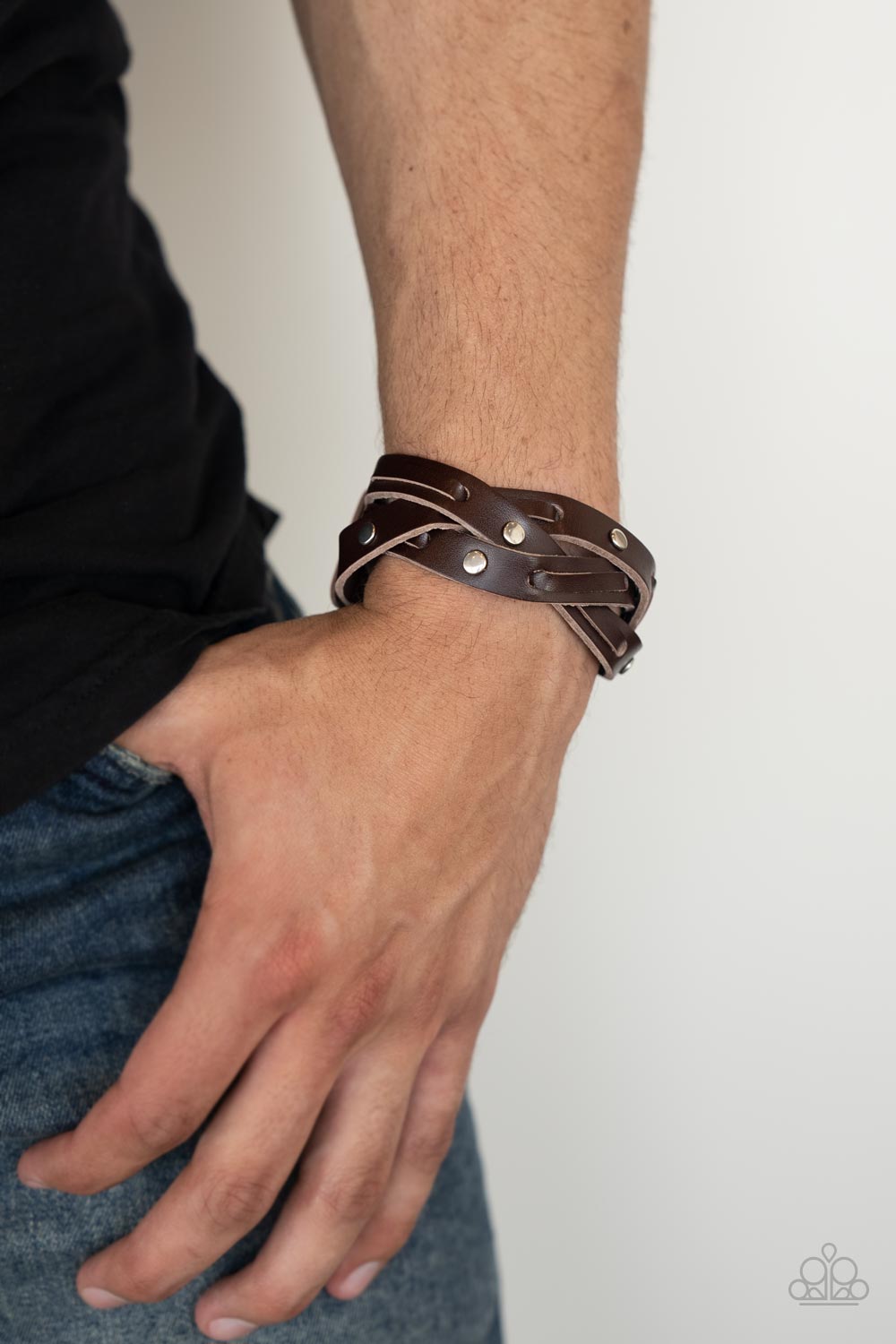 Rugged Roundup - Brown Paparazzi Bracelet
