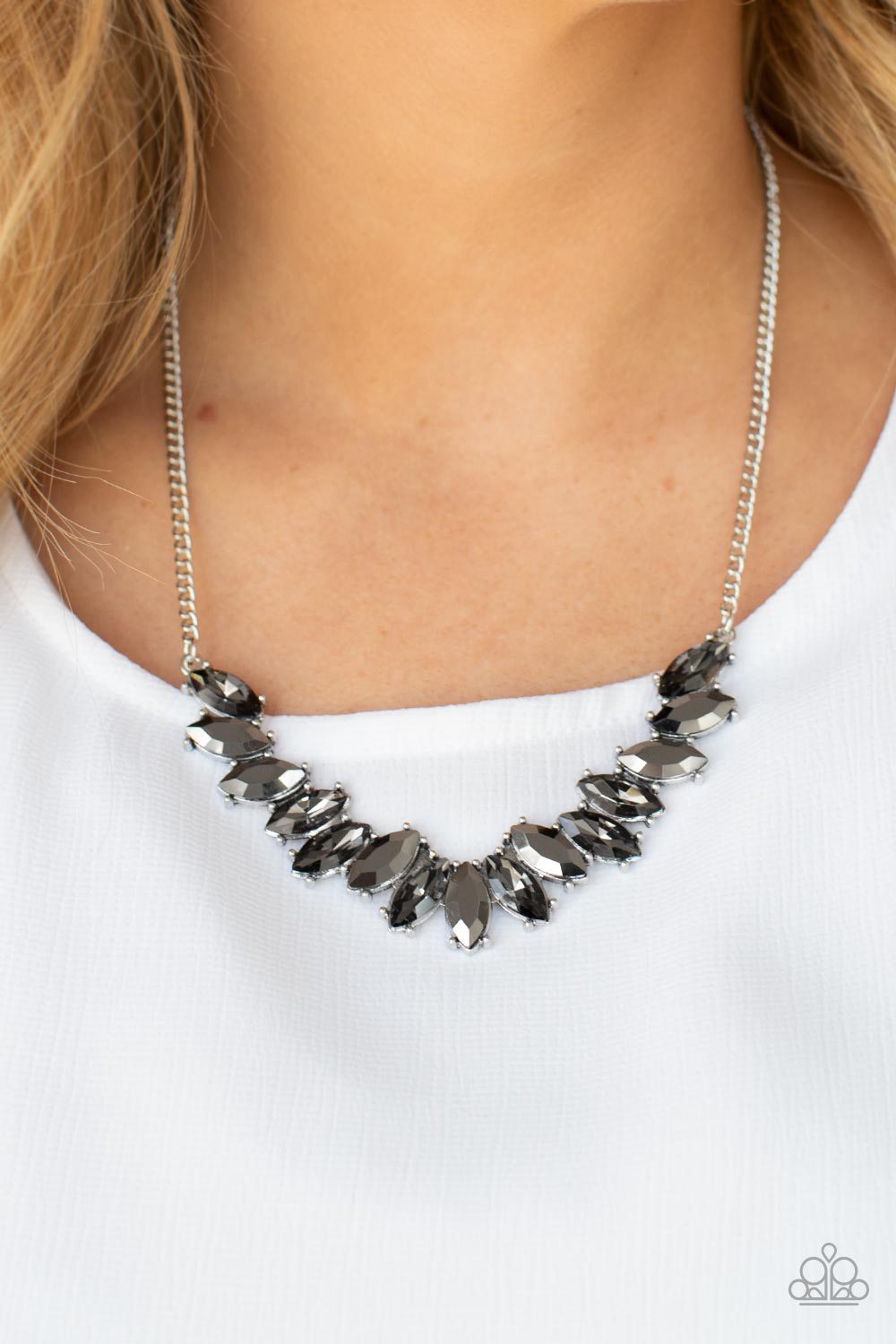 Galaxy Game-Changer - Silver Paparazzi Necklace