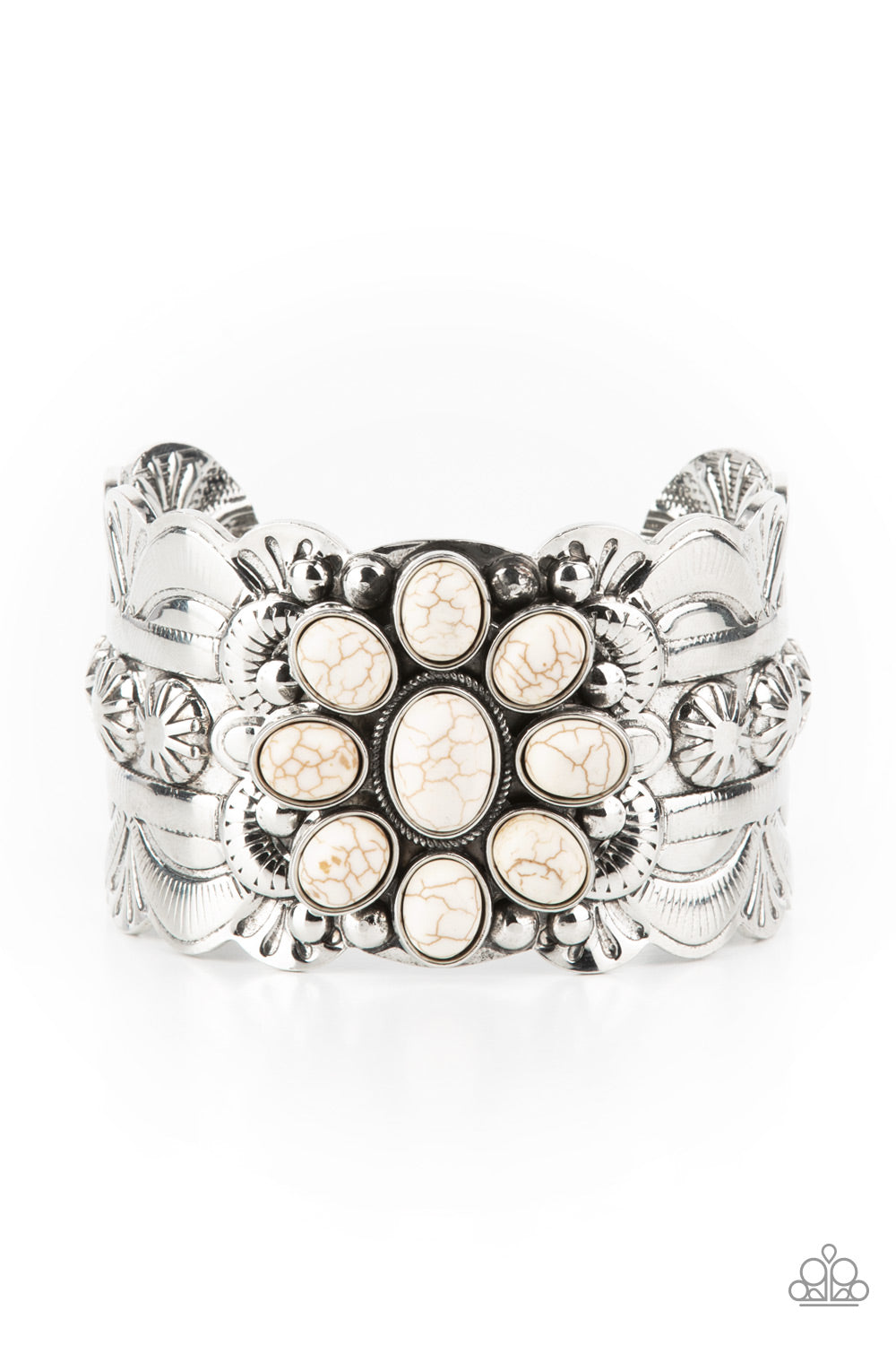 Southern Eden - White Paparazzi Bracelets