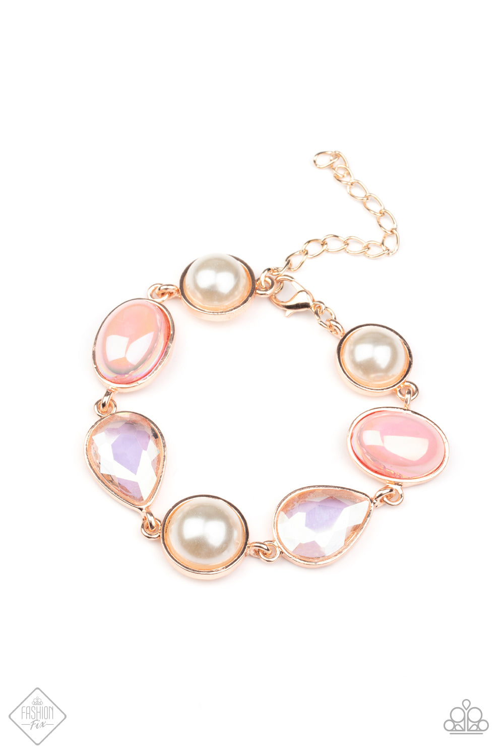 Nostalgically Nautical - Rose Gold Paparazzi Bracelet