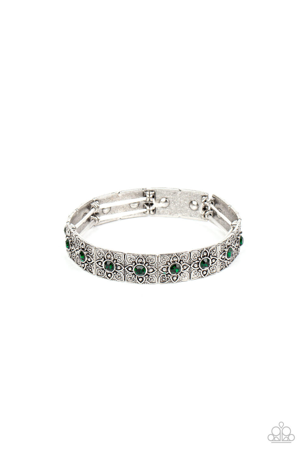 Venetian Valentine - Green Paparazzi Bracelet