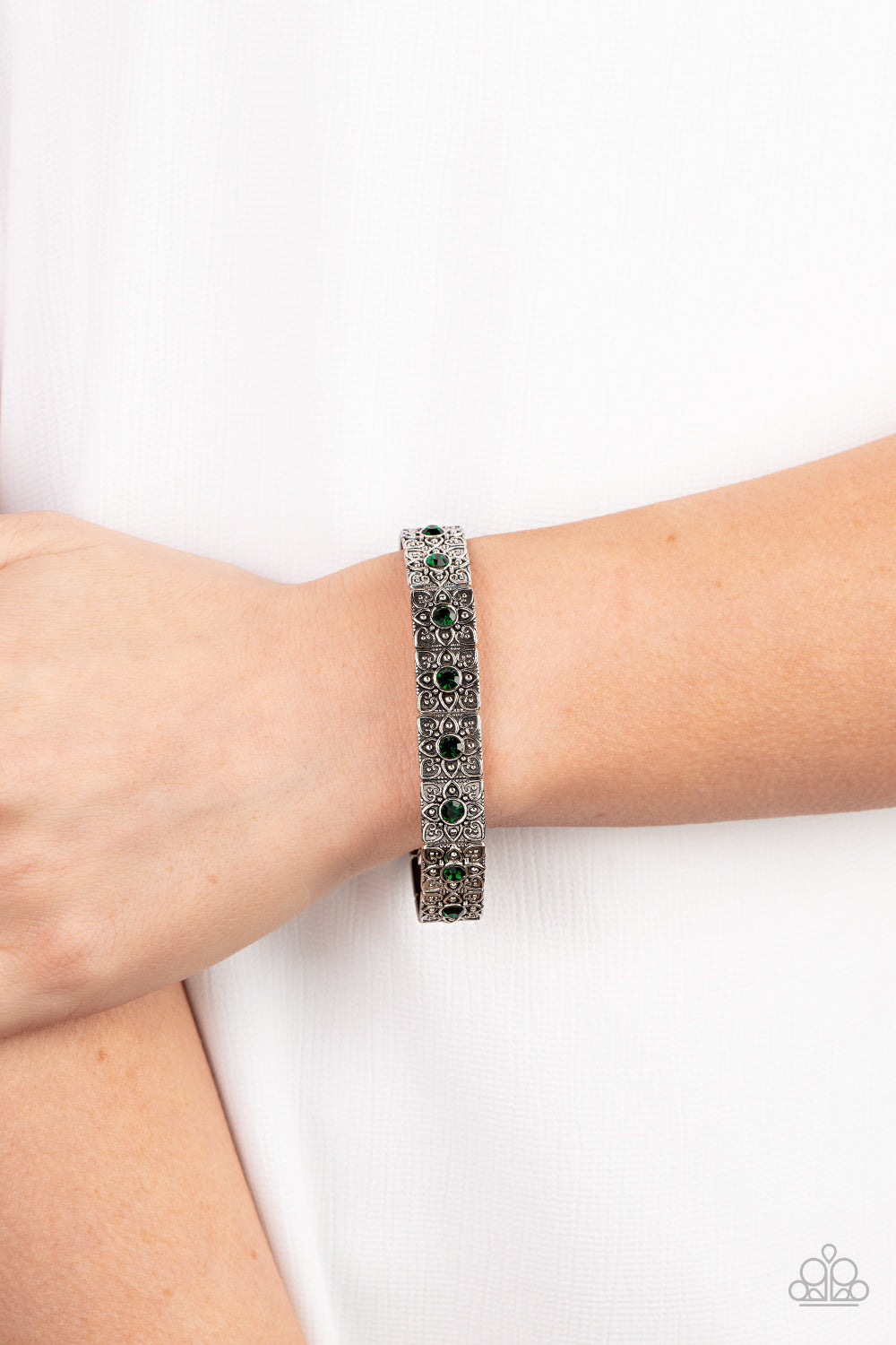 Venetian Valentine - Green Paparazzi Bracelet