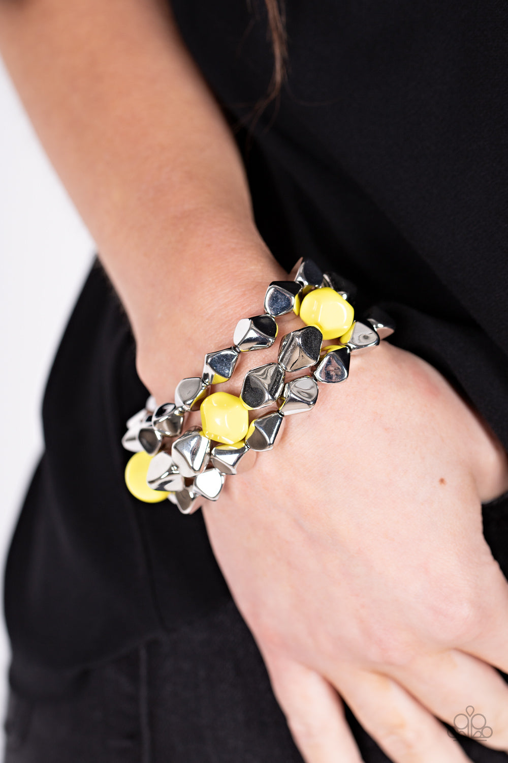 A Perfect TENACIOUS - Yellow Paparazzi Bracelet