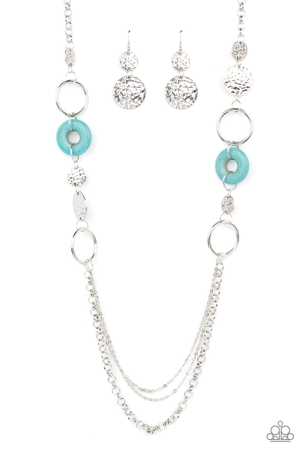 Grounded Glamour - Blue Paparazzi Necklace