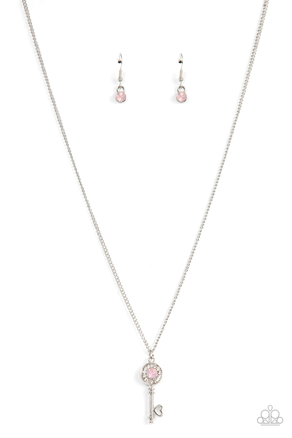 Prized Key Player - Pink Paparazzi Necklace
