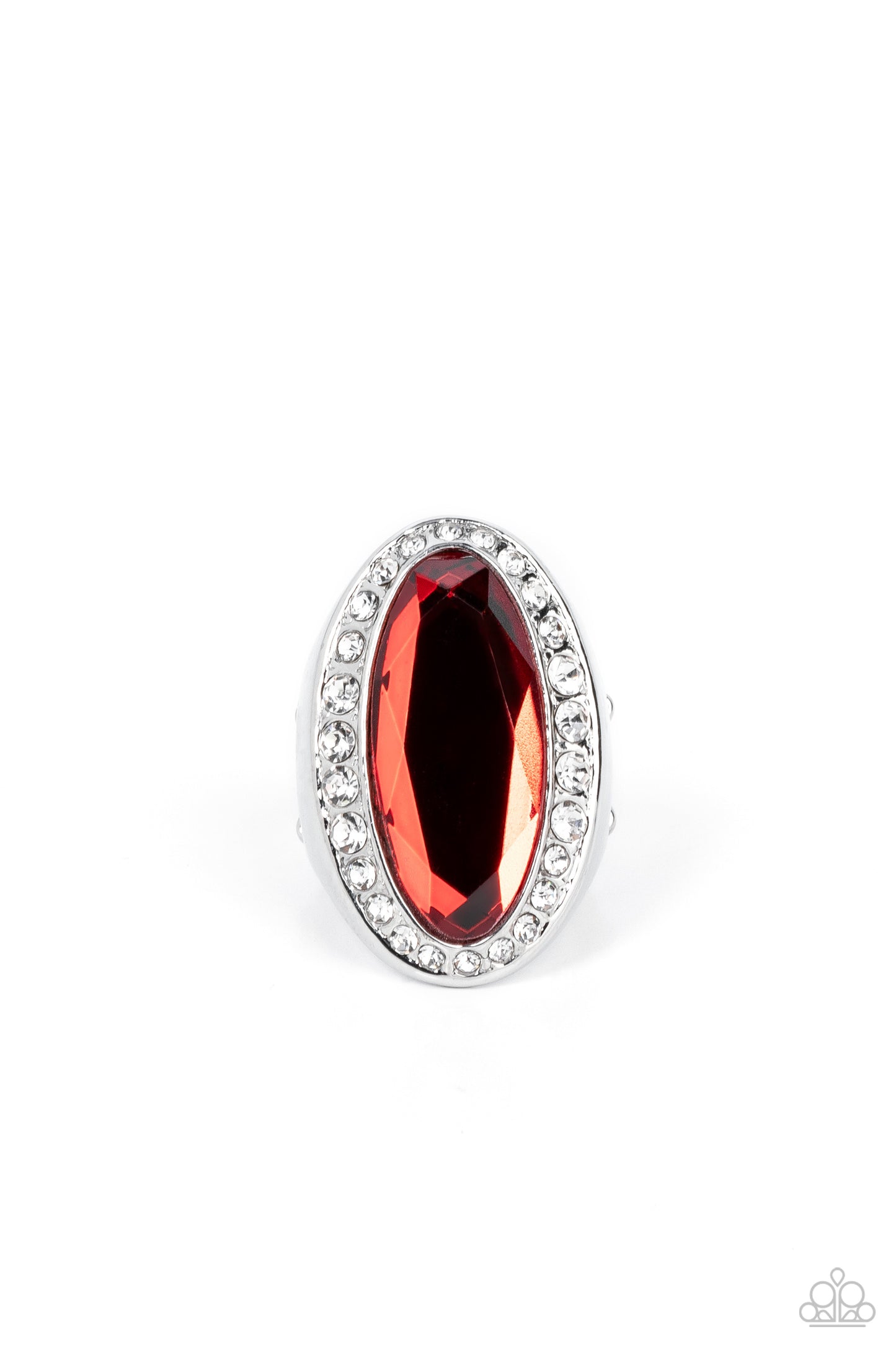 Believe in Bling - Red Paparazzi Ring