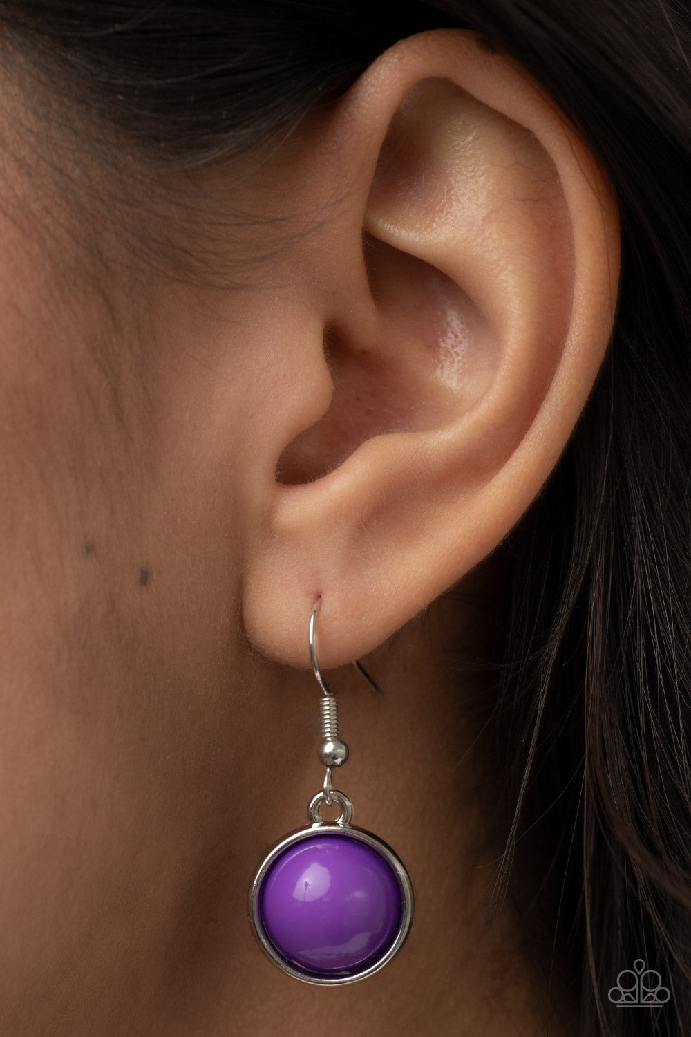 Eye of the BEAD-holder - Purple Paparazzi Necklace