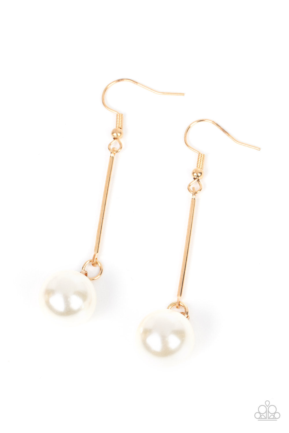 Pearl Redux - Gold Paparazzi Earrings