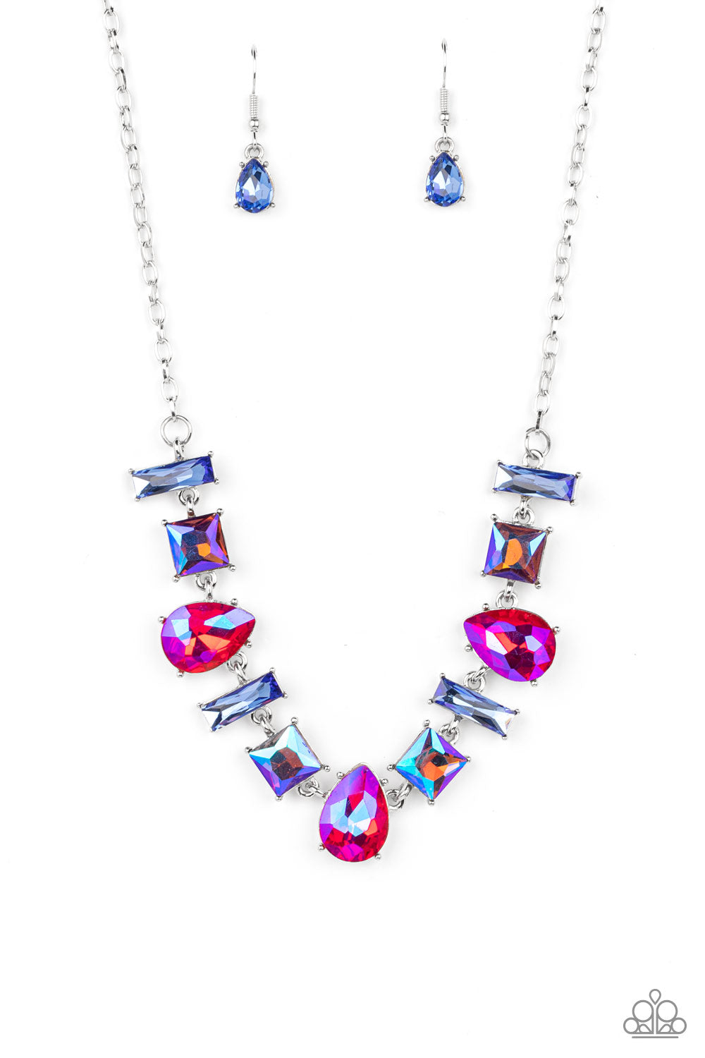 Interstellar Ice - Pink Paparazzi Necklace