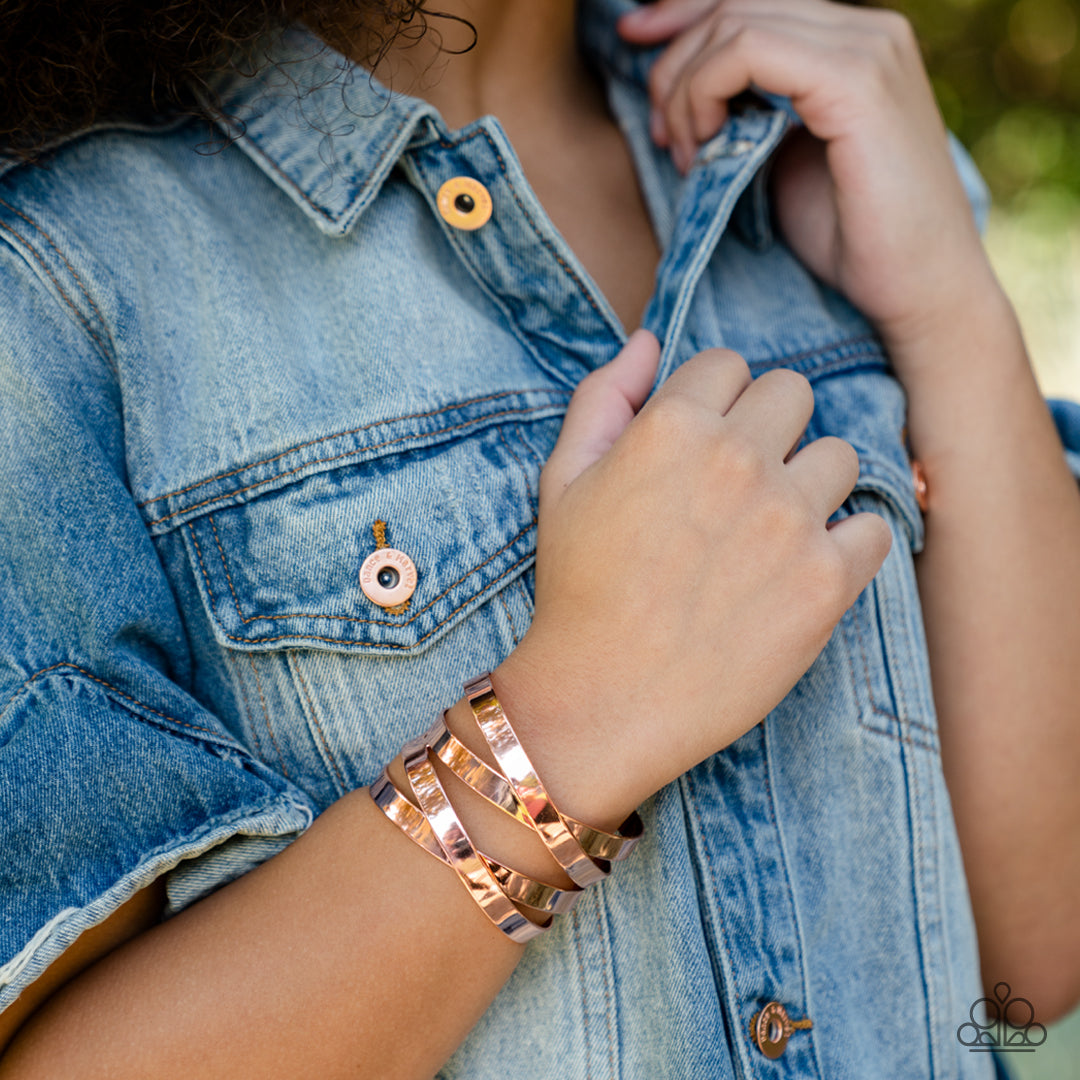 Industrial Imagination - Copper Paparazzi Bracelet