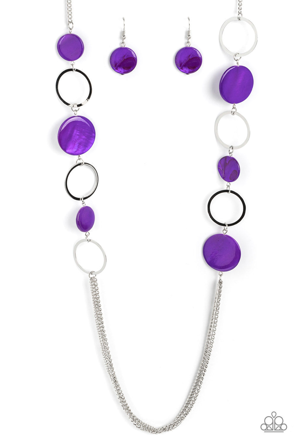 Beach Hub - Purple Paparazzi Neckace