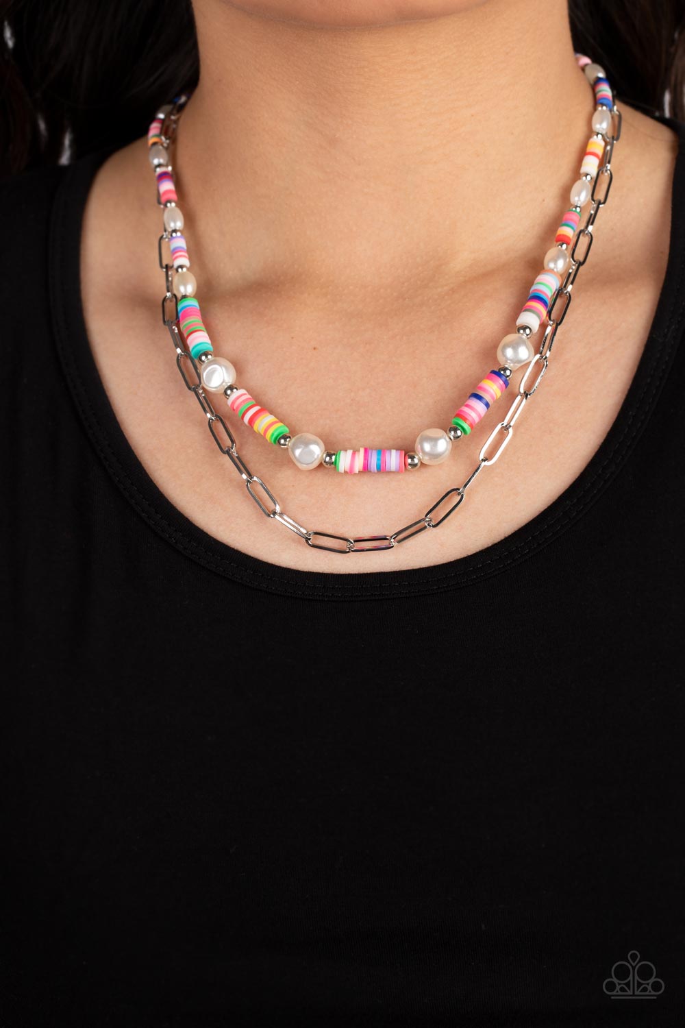 Tidal Trendsetter - Multi Paparazzi Necklace