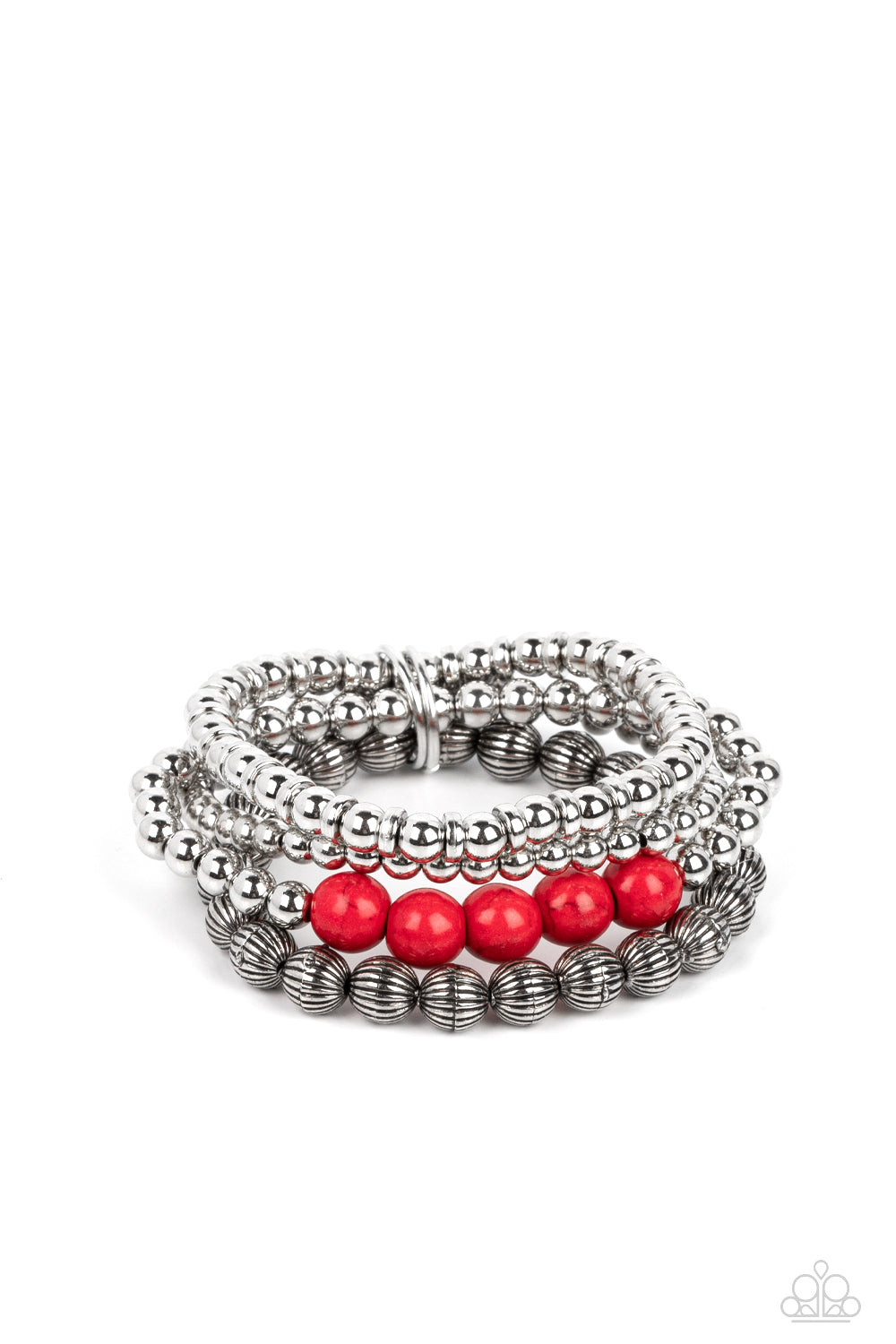 Wildland Wanderer - Red Paparazzi Bracelet