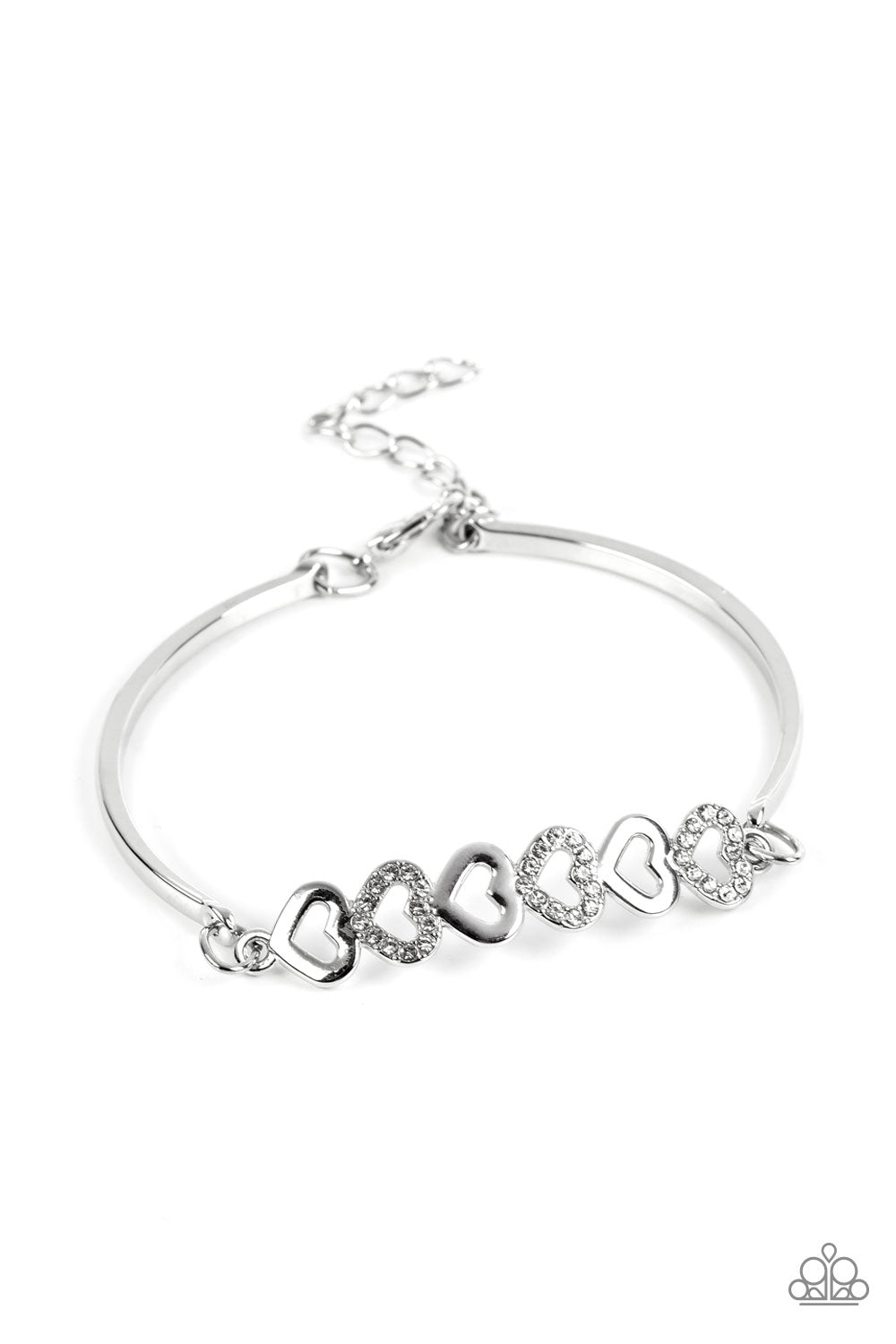 Attentive Admirer - White Paparazzi Bracelet