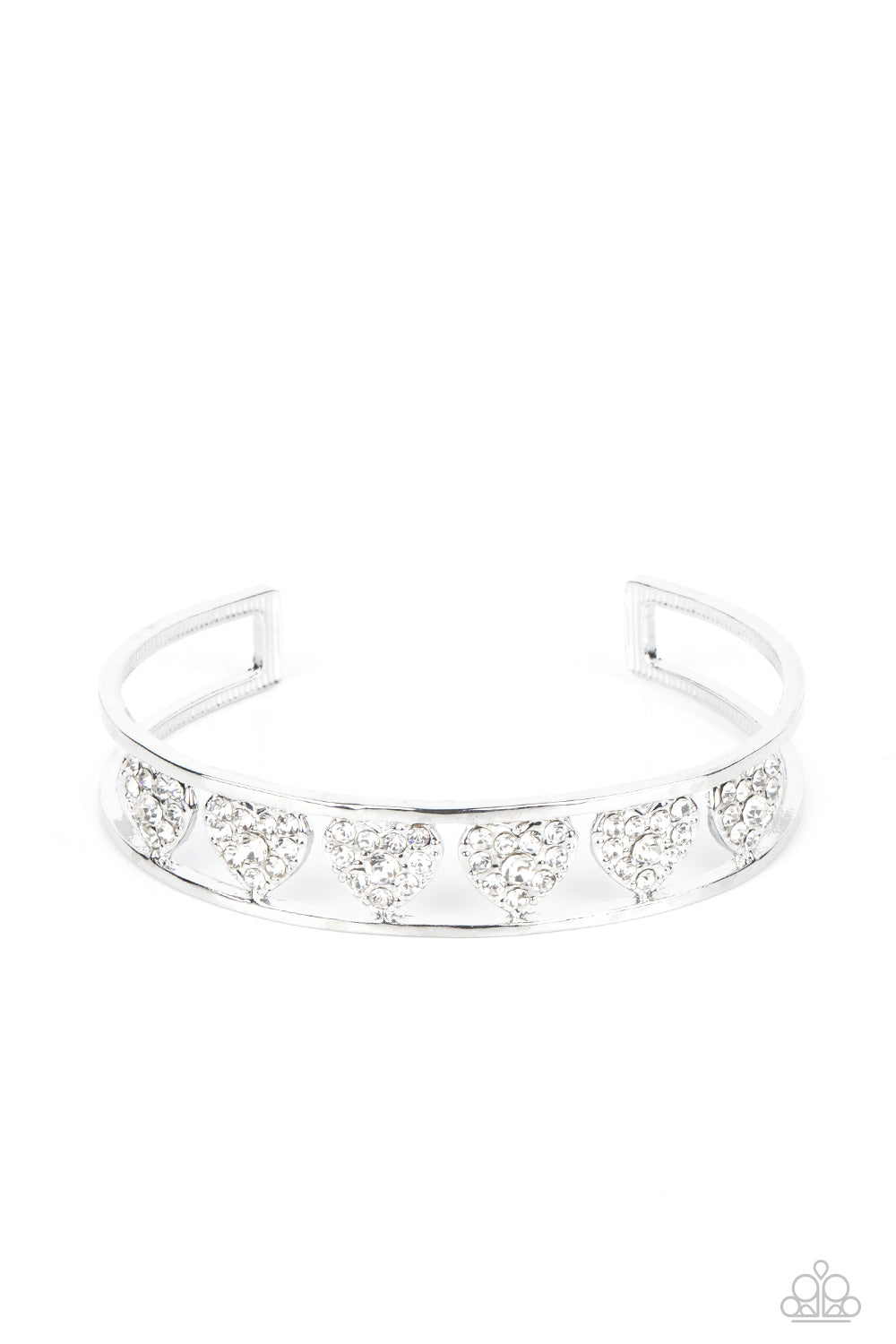 Decadent Devotion - White Paparazzi Bracelet