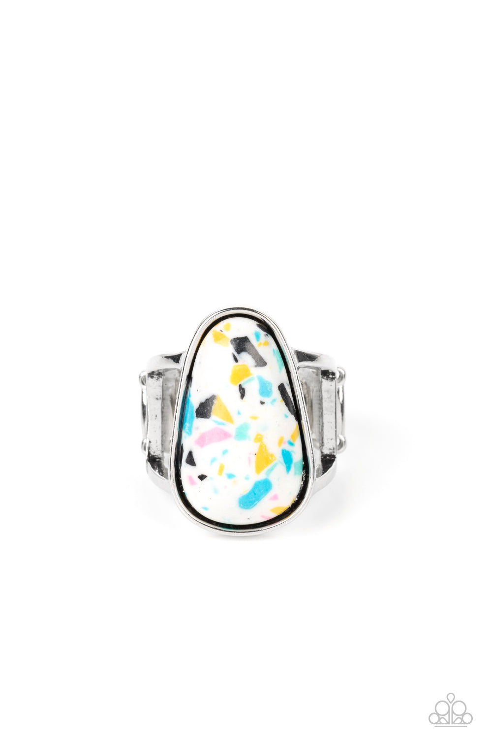 Bodacious Babe - White Paparazzi Rings