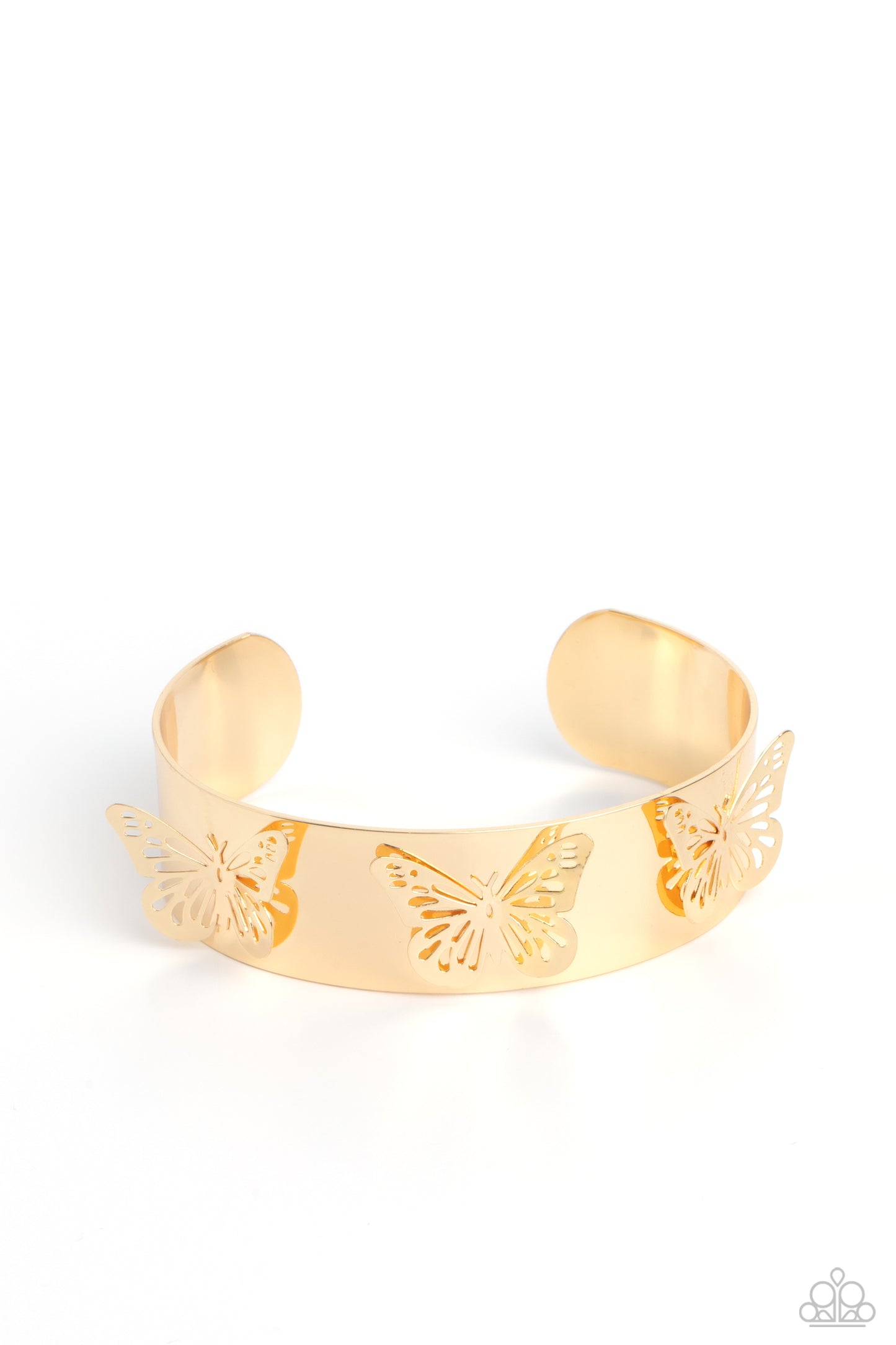 Magical Mariposas - Gold Paparazzi Bracelet