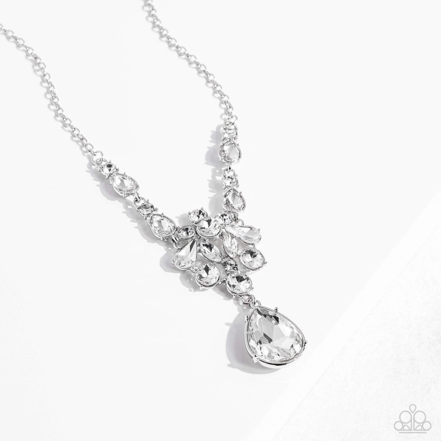 TWINKLE of an Eye - White  Paparazzi Necklace