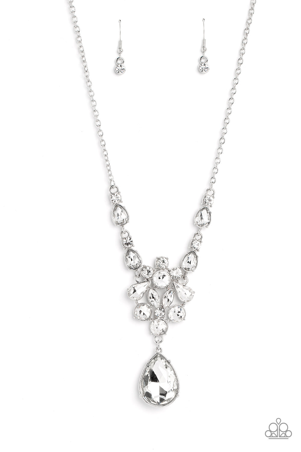 TWINKLE of an Eye - White  Paparazzi Necklace